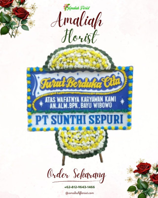 Papan Bunga Duka di Pematang